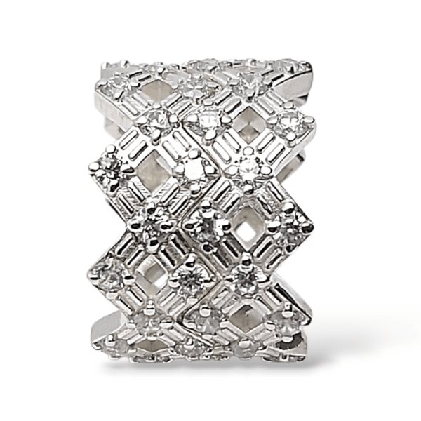 Artic weave stack ring  